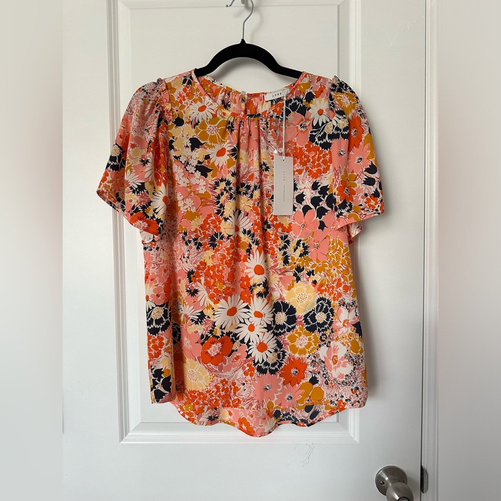 Lush Floral Top - Multicolor